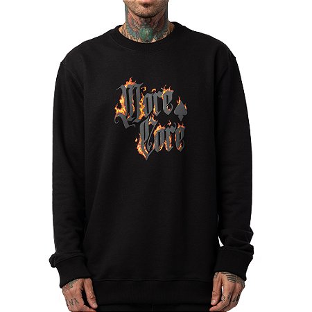 Moletom MCD Careca Leve On Fire WT25 Masculino Preto