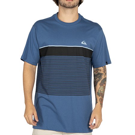 Camiseta Quiksilver Tijuana WT25 Masculina Azul Escuro