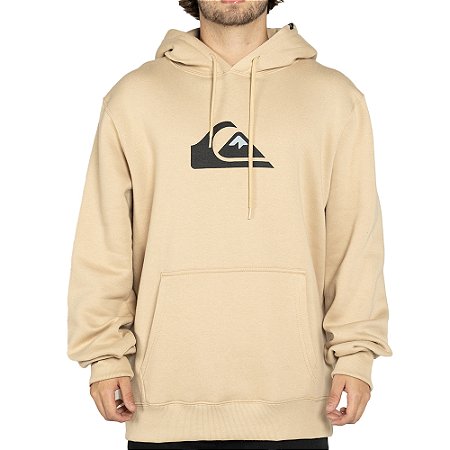 Moletom Quiksilver Canguru Comp Logo WT25 Masculino Caqui