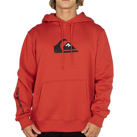 Moletom Quiksilver Canguru Comp Logo WT25 Masculino Vermelho