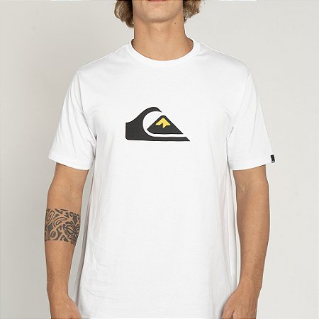 Camiseta Quiksilver Comp Logo WT25 Masculina Branco