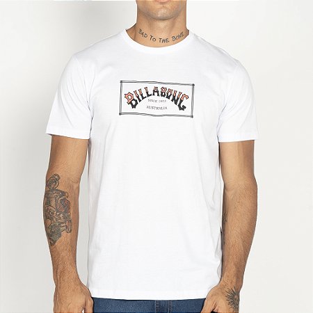 Camiseta Billabong Arch WT25 Masculina Branco