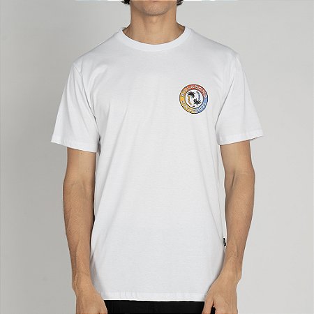 Camiseta Billabong Tropical Pets WT25 Masculina Branco