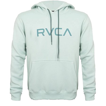 Moletom RVCA Canguru Big RVCA 270G WT25 Masculino Azul Claro