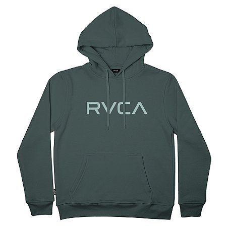 Moletom RVCA Canguru Big RVCA 270G WT25 Verde Escuro