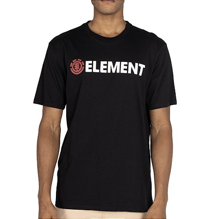 Camiseta Element Blazin Plus Size WT25 Masculina Preto