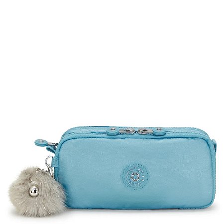 Estojo Kipling Chap Aqua Tides Met