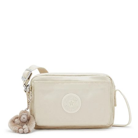 Bolsa Kipling Abanu Beige Pearl