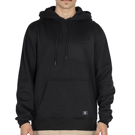Moletom DC Shoes Canguru Embroidery WT25 Masculino Preto
