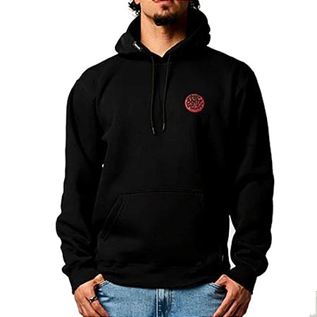 Moletom Rip Curl Canguru Wettie E7 WT25 Masculina Preto