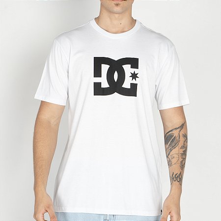 Camiseta DC Shoes DC Star WT25 Masculina Branco