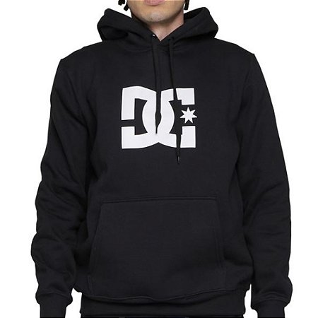 Moletom DC Shoes Canguru DC Star 280G WT24 Preto