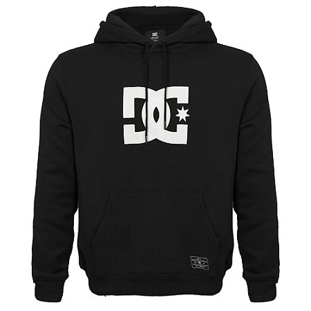 Moletom DC Shoes Canguru DC Star WT25 Masculino Preto
