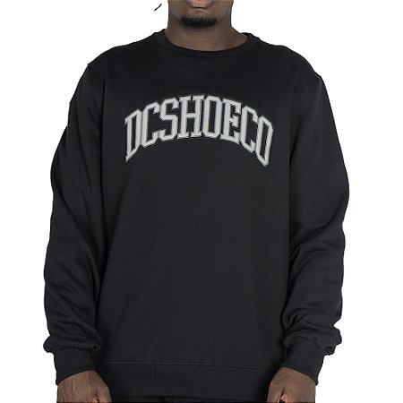 Moletom DC Shoes Careca Hoops WT25 Masculino Preto