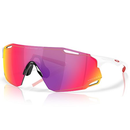 Óculos de Sol Oakley Cybr Dyno Polished White Prizm Road