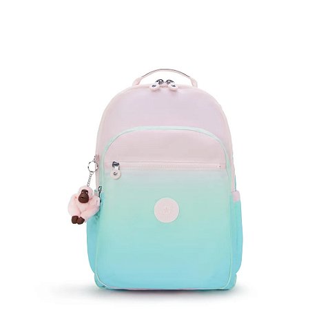 Mochila Kipling Seoul Lap Gradient Sea