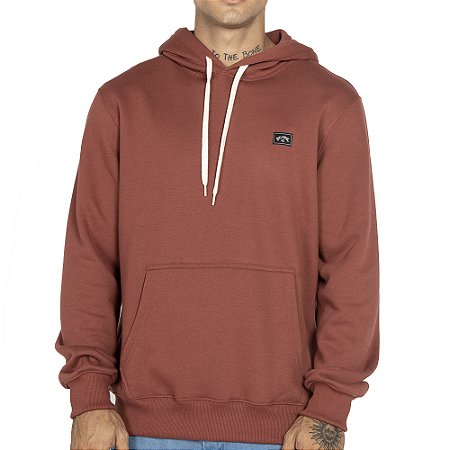 Moletom Billabong Canguru Small Arch Patch WT25 Vinho