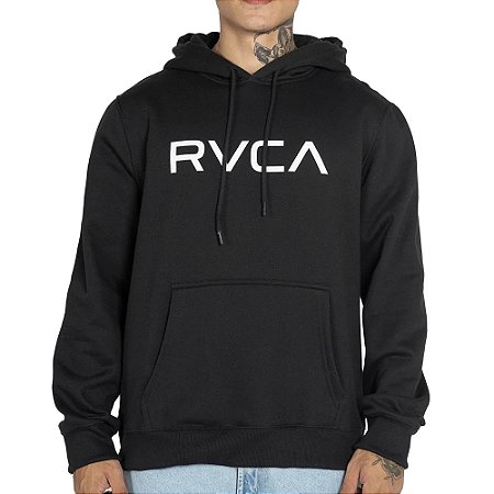 Moletom RVCA Canguru Big RVCA 380G PS WT25 Masculino Preto
