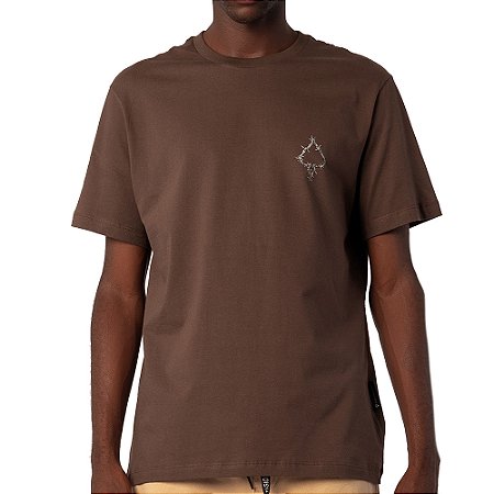 Camiseta MCD Espada Arame Farpado S26 Masculina Marrom Ruina
