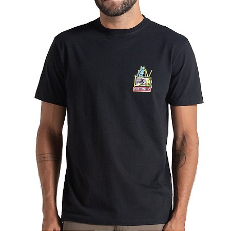 Camiseta Volcom Catv WT25 Masculina Preto