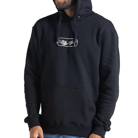 Moletom Volcom Canguru Galactic WT25 Masculina Preto