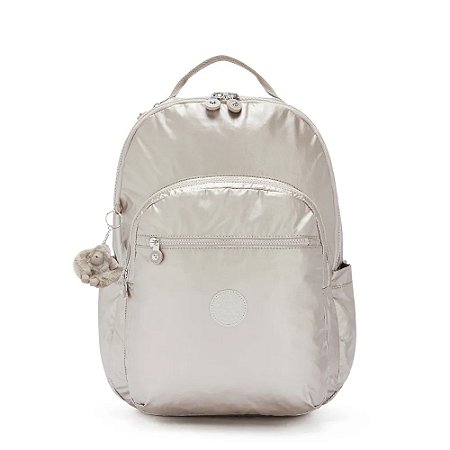 Mochila Kipling Seoul XL Metallic Glow