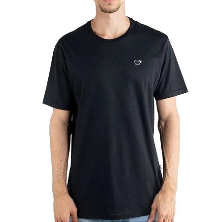 Camiseta Lost Basics Sheep SM26 Masculina Preto