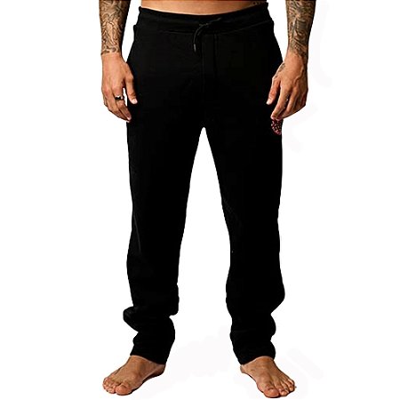 Calça Rip Curl Moletom Wettie E7 WT25 Masculina Preto