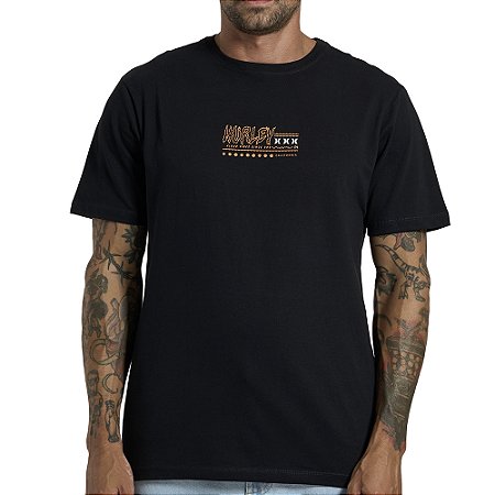 Camiseta Hurley Psyko SM26 Masculina Preto