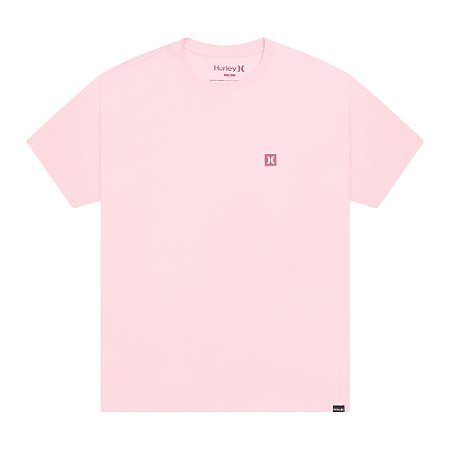 Camiseta Hurley Mini Icon II SM26 Masculina Rosa