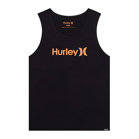 Regata Hurley O&O Solid SM26 Masculina Preto