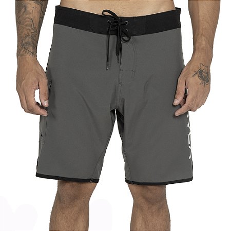 Bermuda RVCA Eastern Color 18" WT25 Masculina Cinza