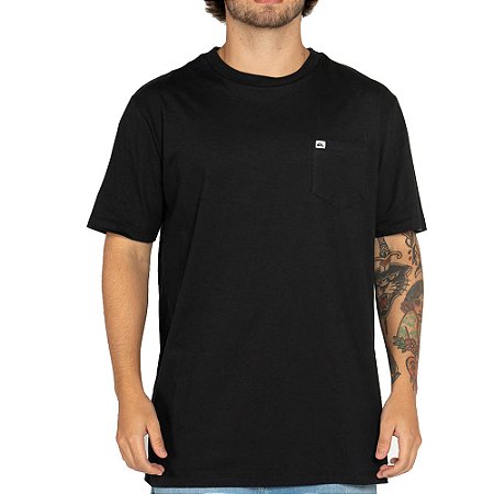 Camiseta Quiksilver Omni Pocket WT25 Masculina Preto