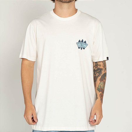 Camiseta Quiksilver Twinz Logos WT25 Masculina Snow White
