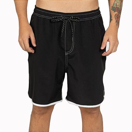 Bermuda Quiksilver Everyday Scallop 17" WT25 Masculina Preto