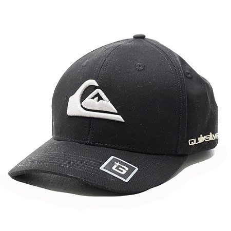 Boné Quiksilver Aba Curva Decades WT25 Preto