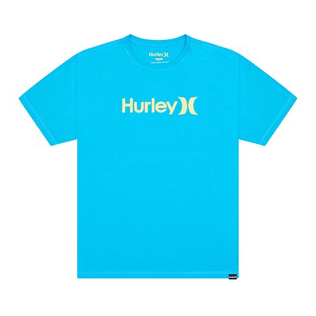 Camiseta Hurley O&O Solid SM26 Masculina Azul