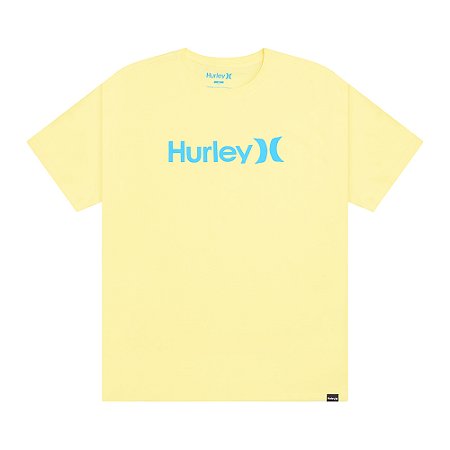 Camiseta Hurley O&O Solid SM26 Masculina Amarelo