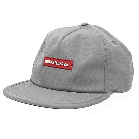 Boné Quiksilver Aba Reta DNA Clicker WT25 Cinza Escuro
