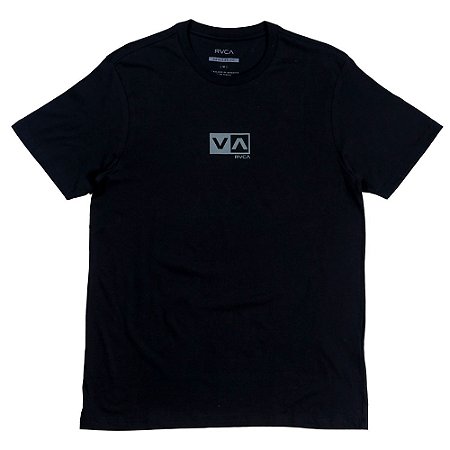 Camiseta RVCA Mini Balance Box SM26 Masculina Preto