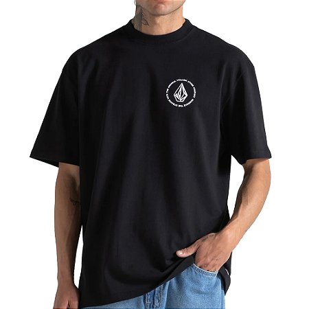Camiseta Volcom Comfort Classics SM26 Masculina Preto