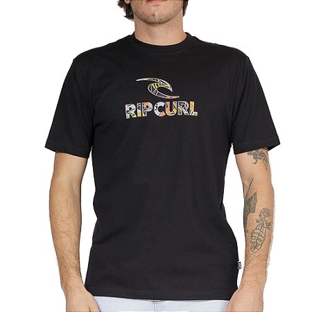 Camiseta Rip Curl Rio SM26 Masculina Preto