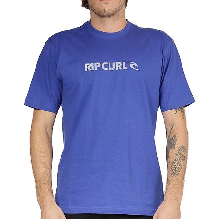 Camiseta Rip Curl New Icon Sphere SM26 Electric Cobalt