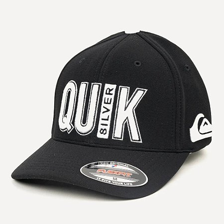 Boné Quiksilver Aba Curva Emb Quik Outdoor SM26 Preto