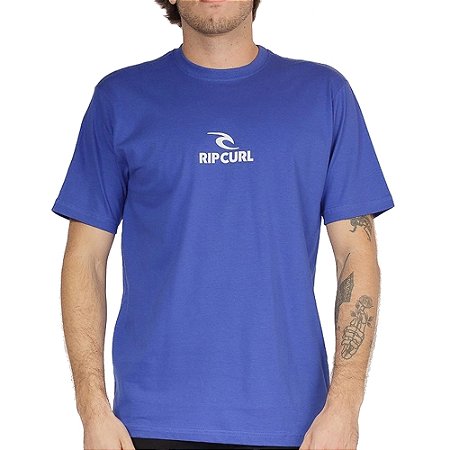 Camiseta Rip Curl Icon SM26 Masculina Eletric Cobalt