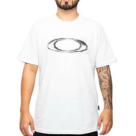 Camiseta Oakley Ellipse Dusty SM26 Masculina White