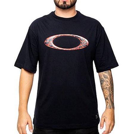 Camiseta Oakley Ellipse Magma SM26 Masculina Blackout