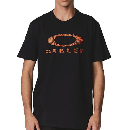 Camiseta Oakley Ellipse Fingerprint SM26 Masculina Blackout