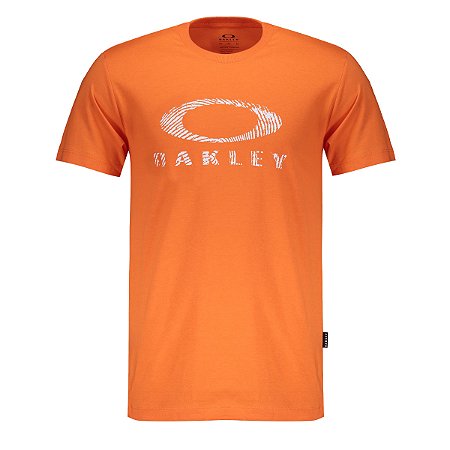 Camiseta Oakley Ellipse Fingerprint SM26 Neon Orange