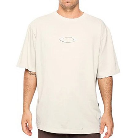 Camiseta Oakley Heritage Ellipse Metal SM26 Mist
